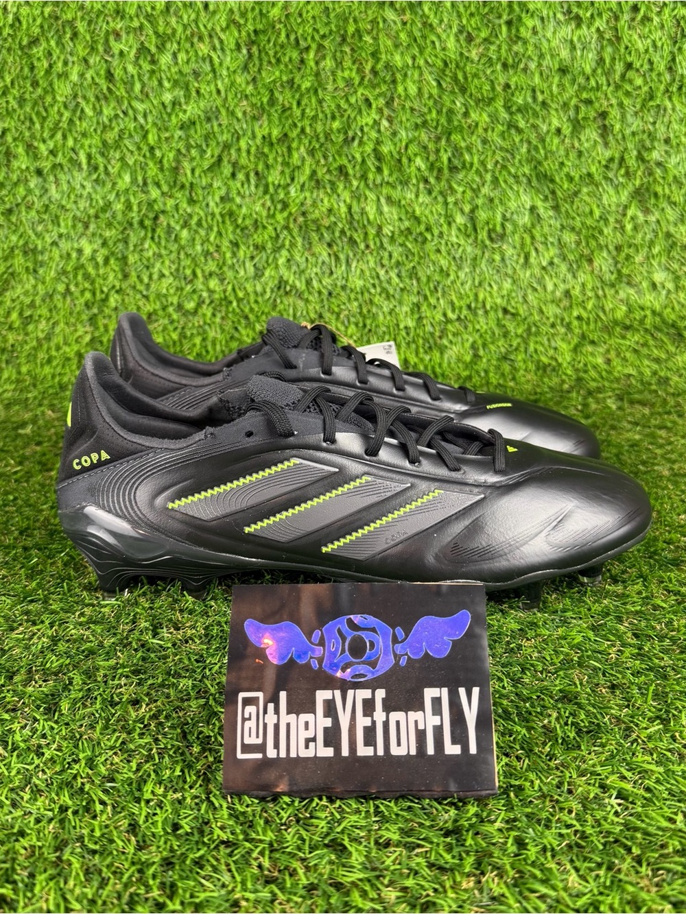 NEW Adidas Copa Pure 3 Elite FG Black Soccer Cleats JH8729 Men’s Size 6.5